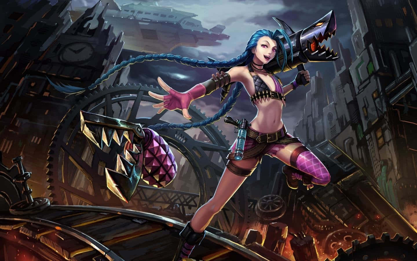 Artworkdinamico E Potente Di Jinx.