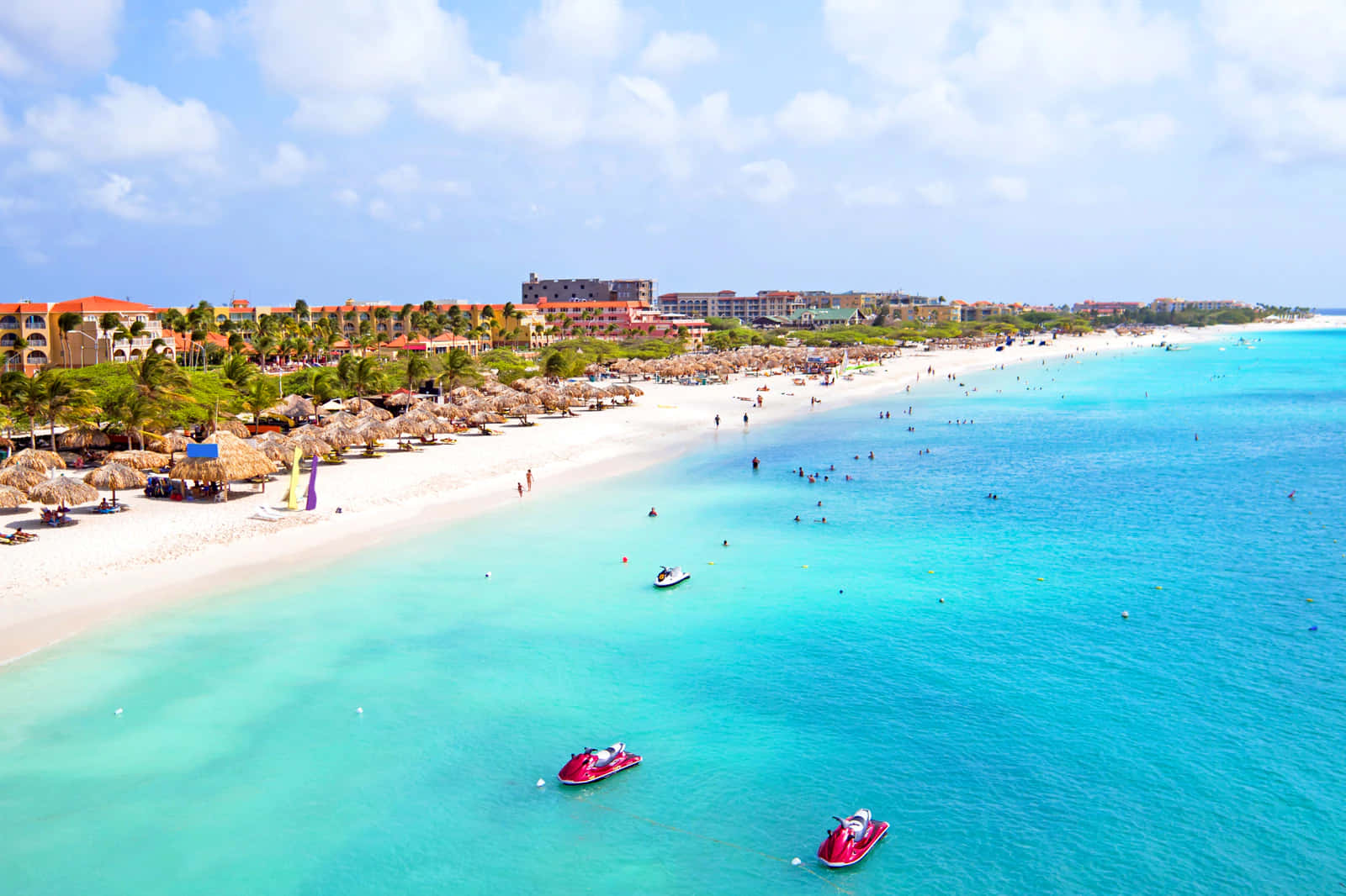 Imágenesde La Playa De Aruba Con Veleros