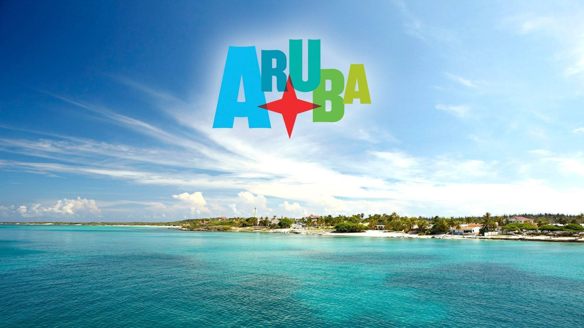 Aruba Beach Poster Wallpaper