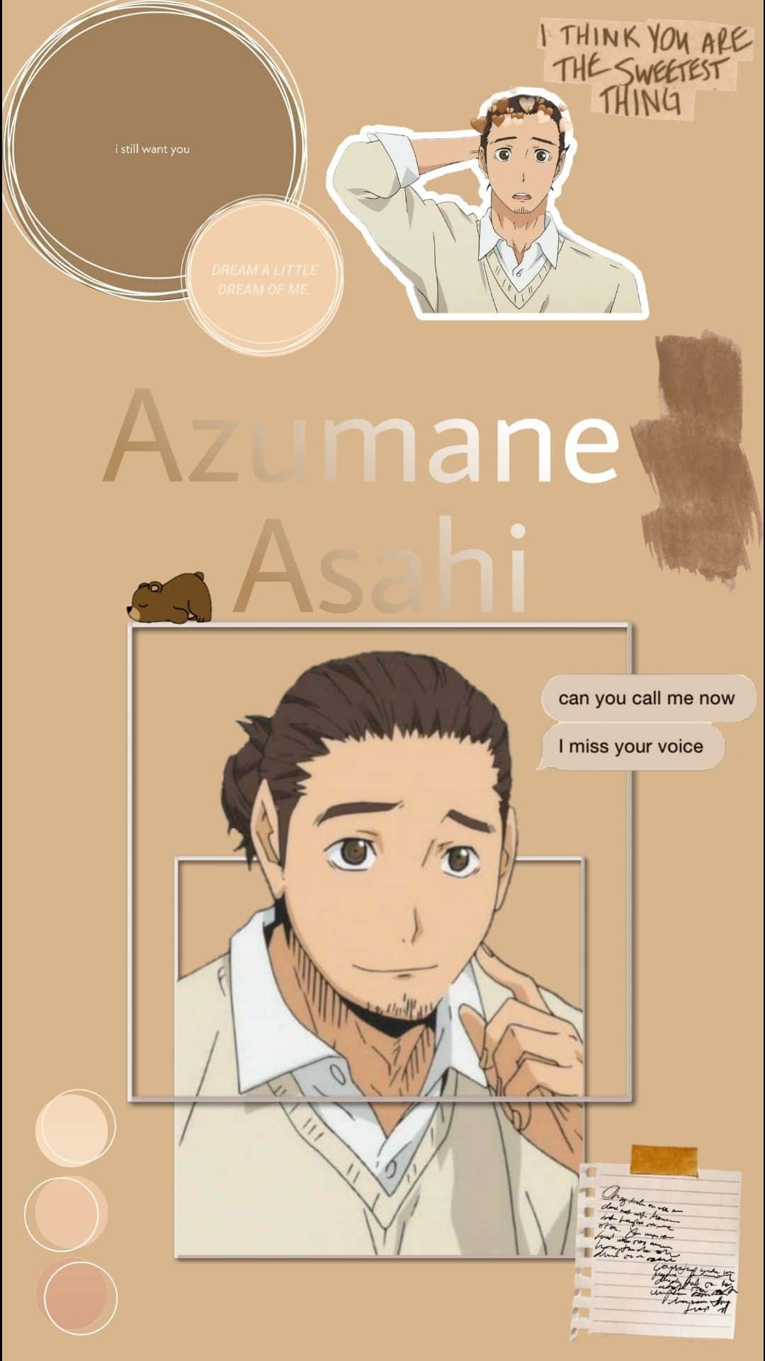 Asahi Azumane in Action Wallpaper