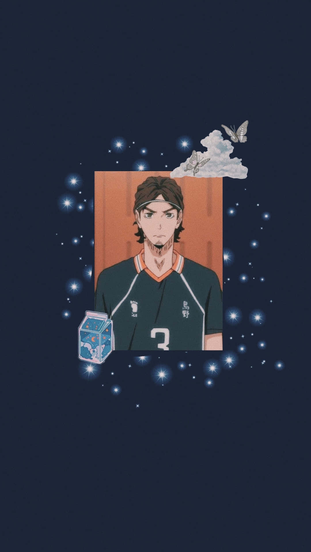 Asahi Azumane - The Ace of Karasuno High School Volleyball Team Wallpaper