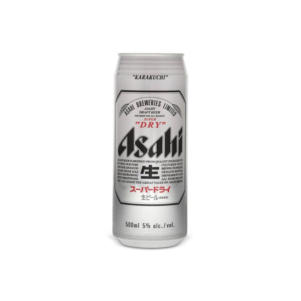Asahi Super Dry Beer Can Wallpaper