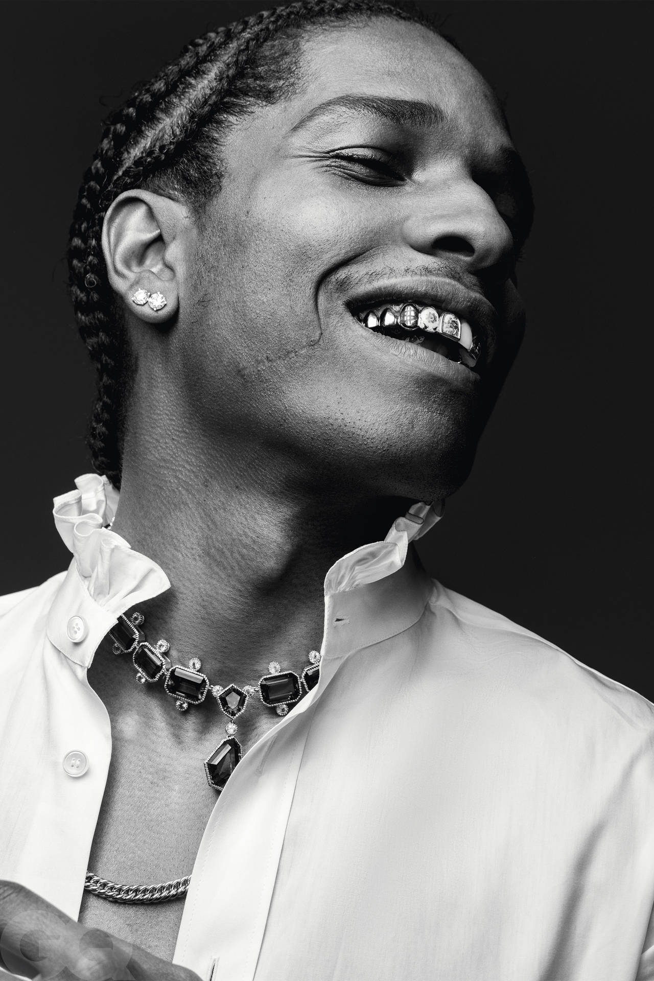 Asap Rocky Charming Smile Background
