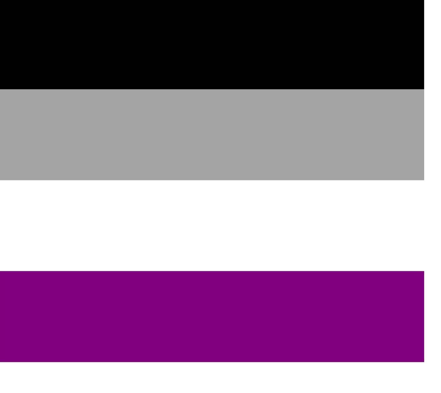 Asexuellstolthetsflagga Wallpaper