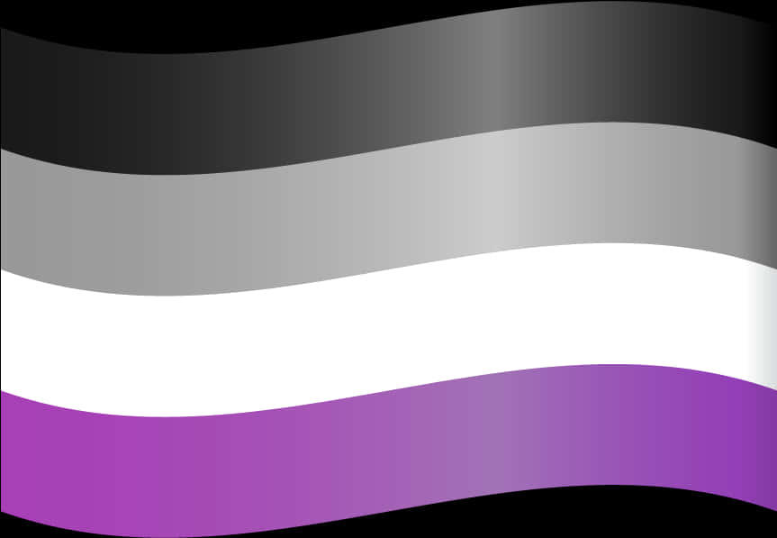 Asexual Pride Flag PNG