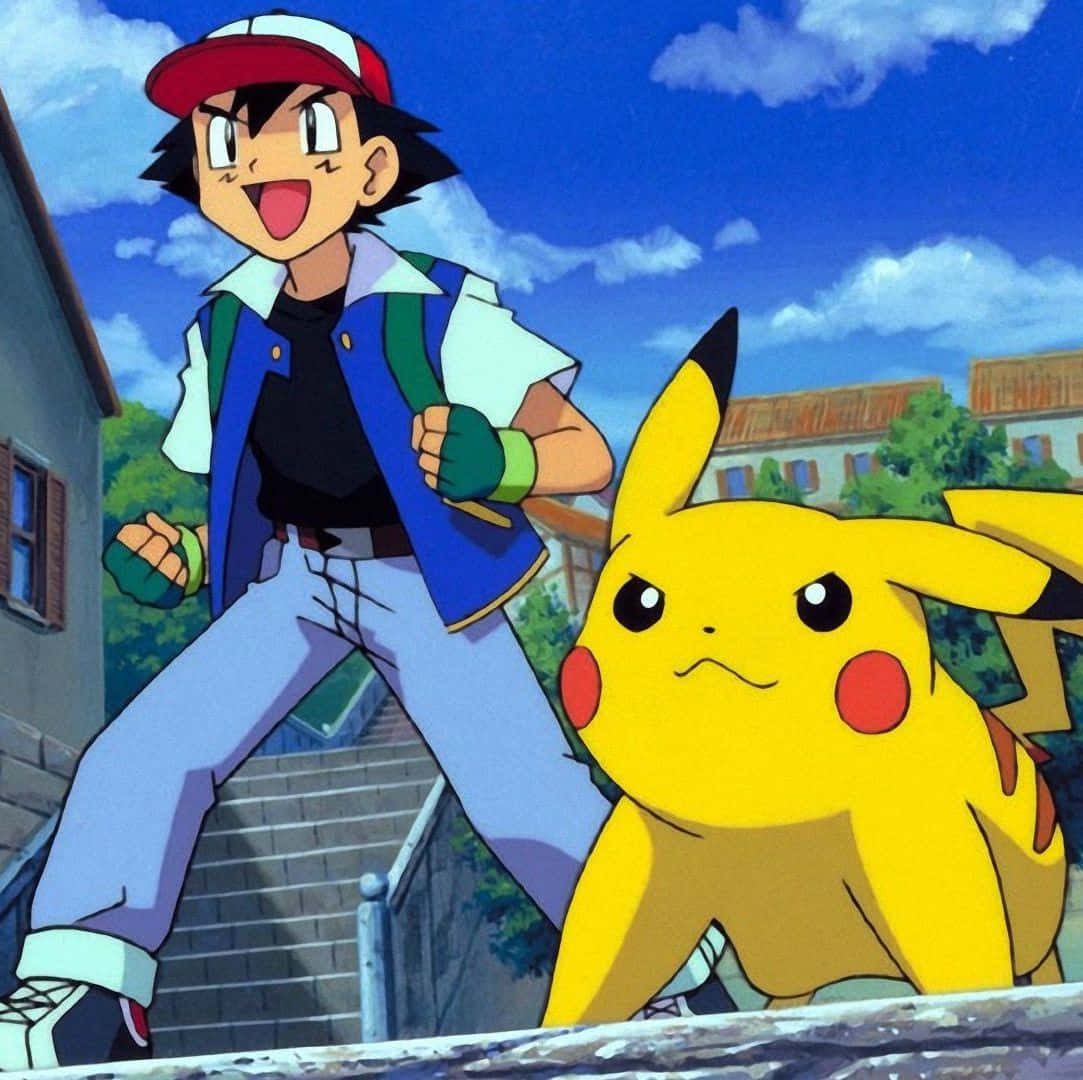 Ash And Pikachu Tackle Adventures Together! Wallpaper