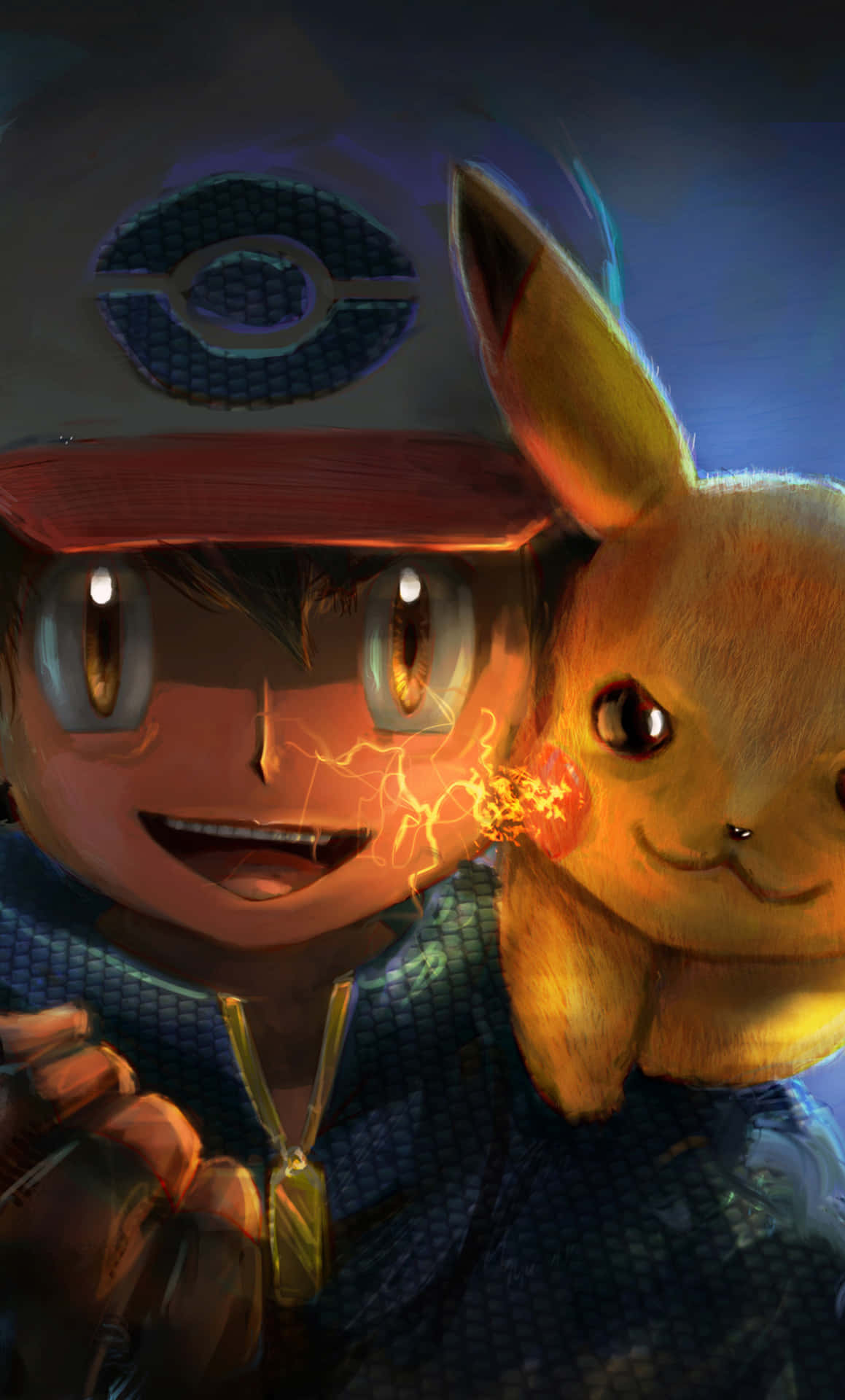 "Partners in Adventure: Ash and Pikachu" Wallpaper
