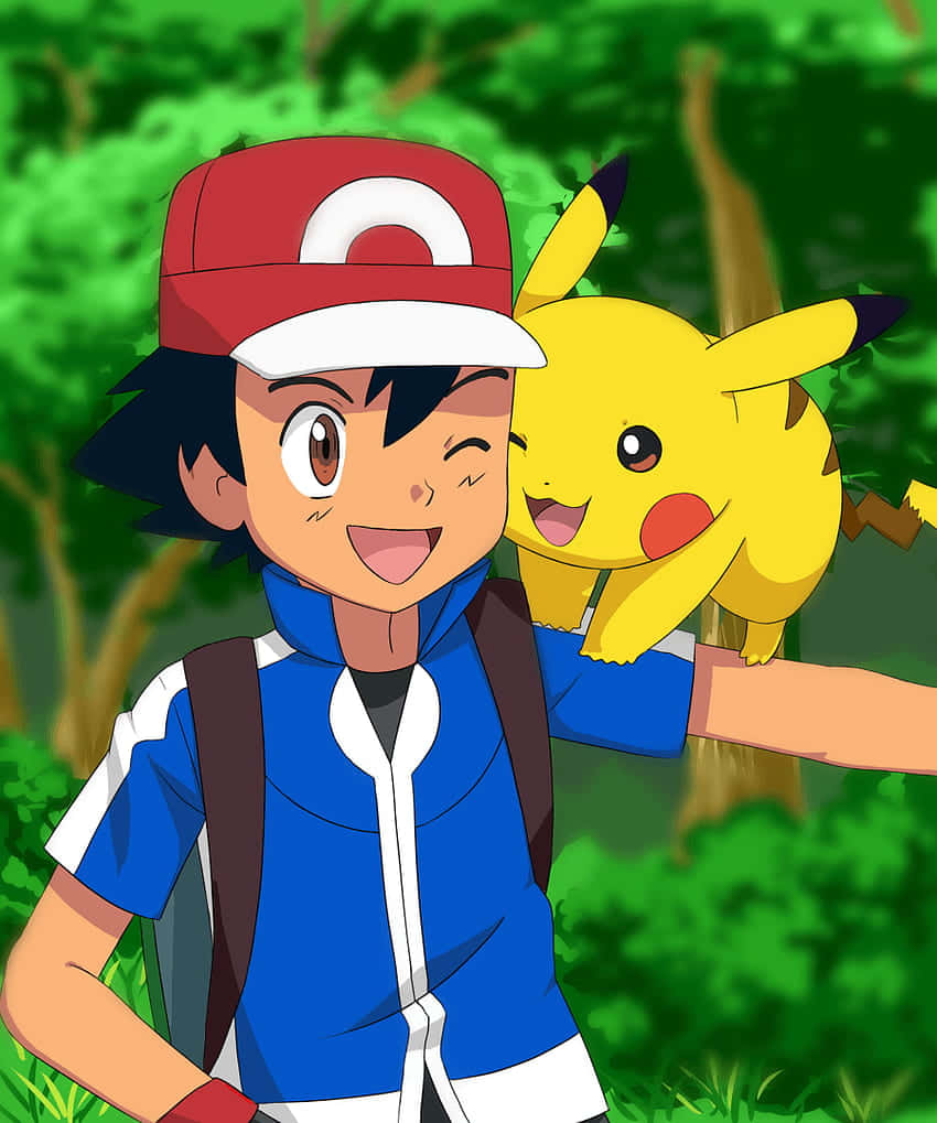 Best Friends Forever - Ash and Pikachu Wallpaper