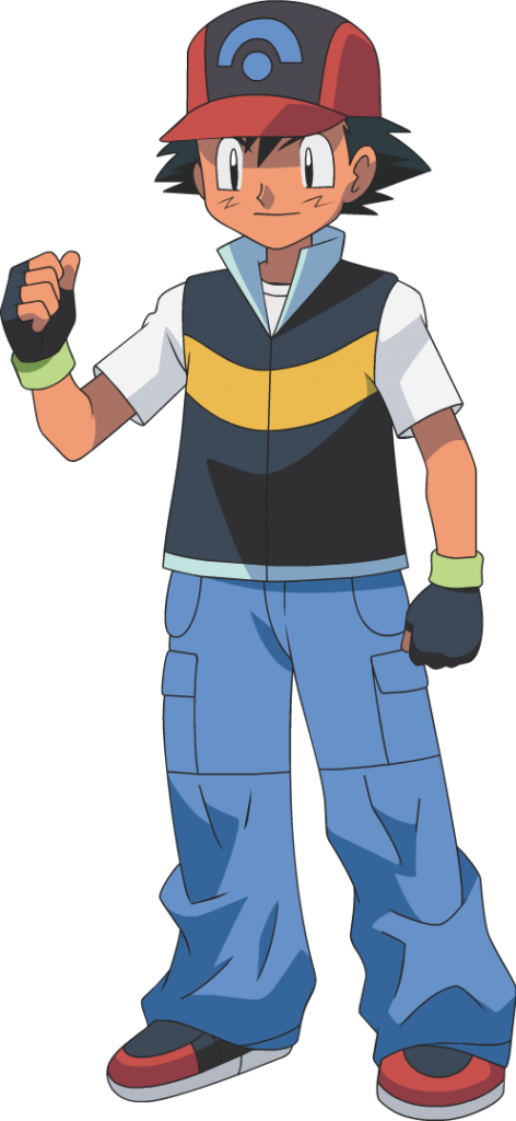 Ash Ketchum Ready For Battle PNG