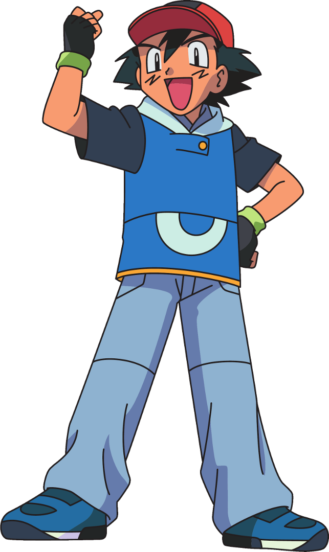 Download Ash Ketchum Victory Pose | Wallpapers.com