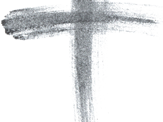 Ash Wednesday Cross Ashes PNG