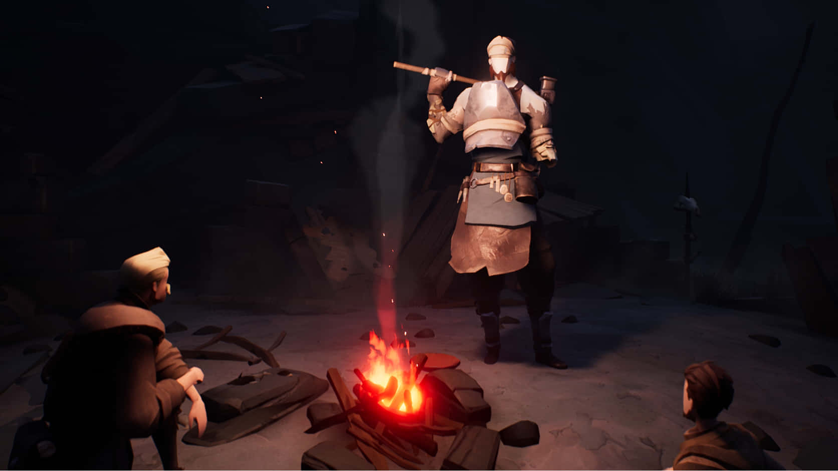 Explore a world of mystery with Ashen Wallpaper