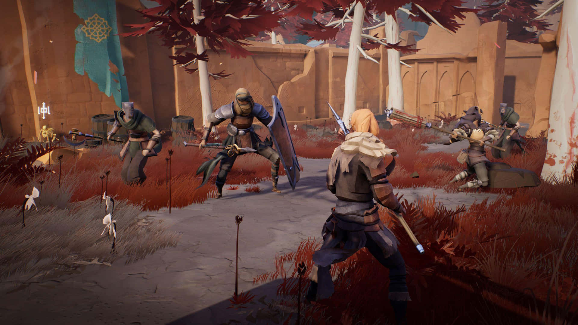 The battle continues in Ashen, an action game of adventure and discovery Wallpaper