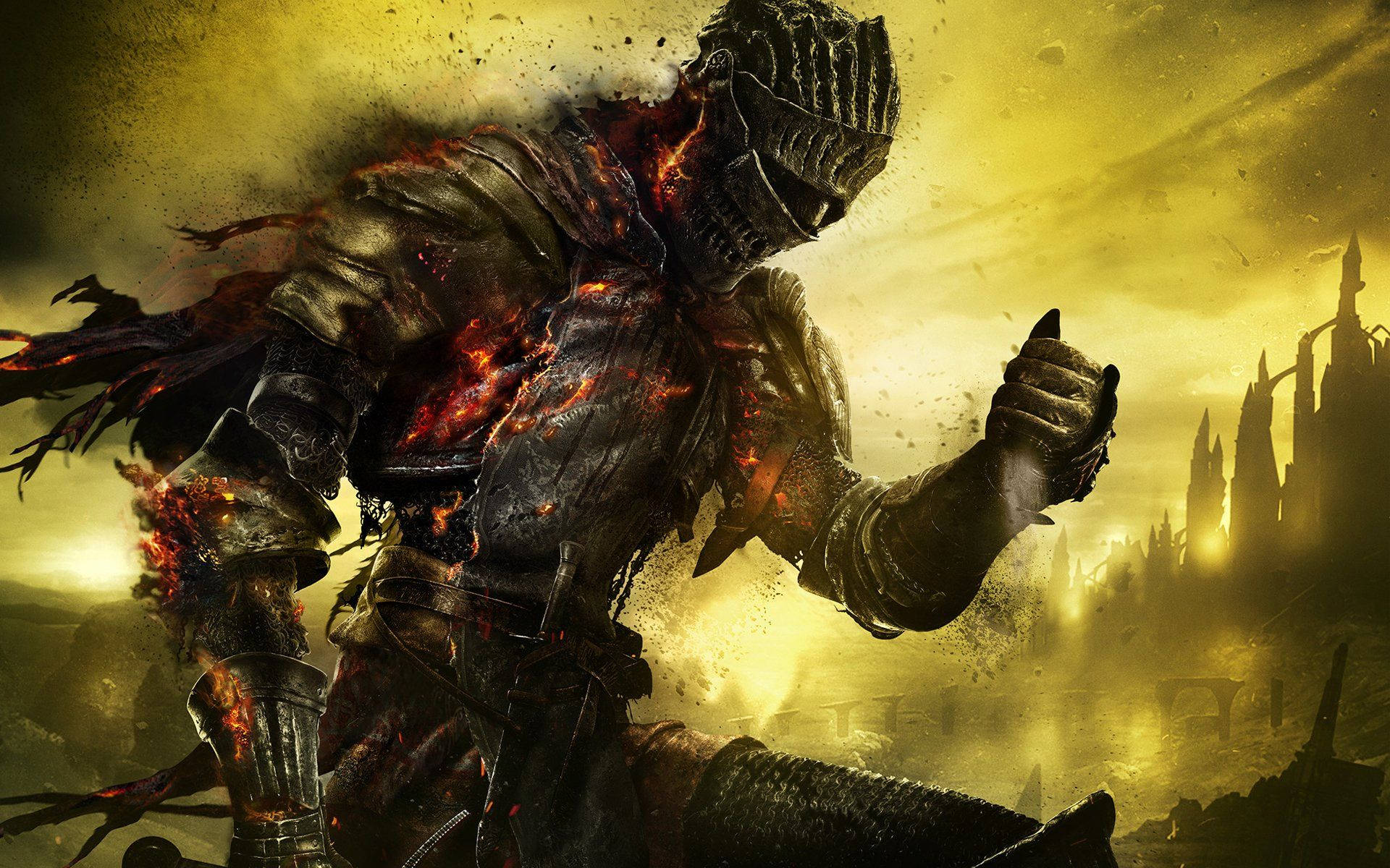 The Ashen One – Ready for Battle in Dark Souls 3 Wallpaper