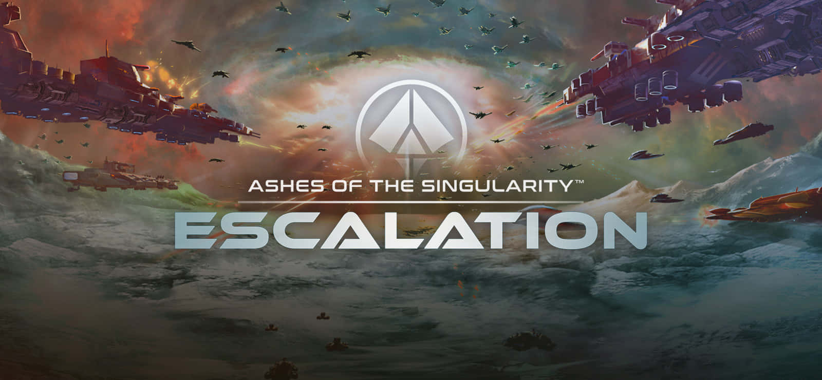 Bakgrundsbilderför Ashes Of The Singularity-spelet.