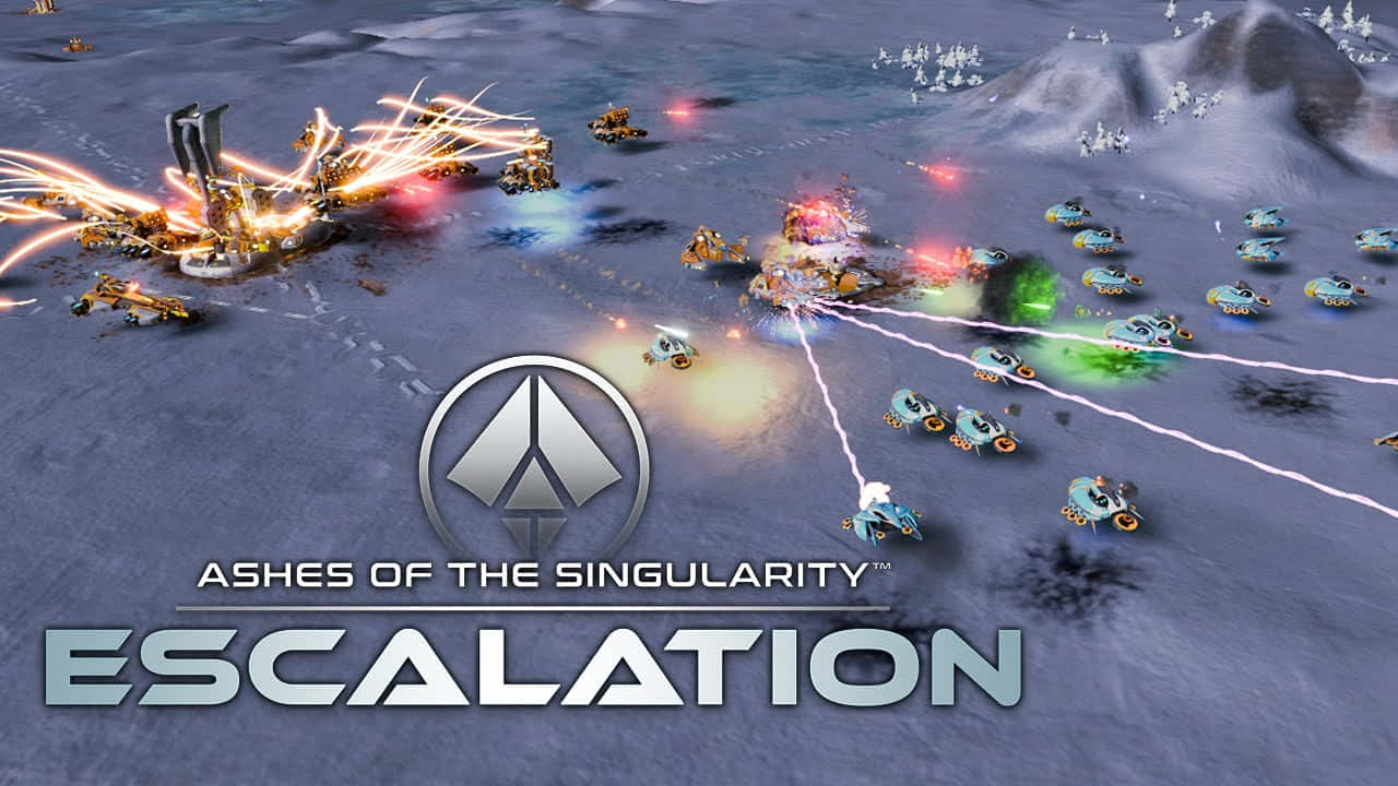 Aschedes Singularity Hintergrund Spiel Cover.