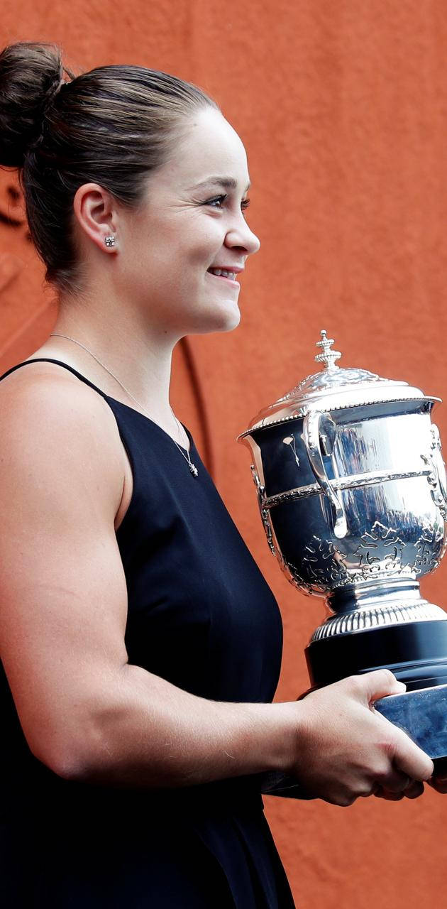 Ashleigh Barty’s Side Profile Wallpaper