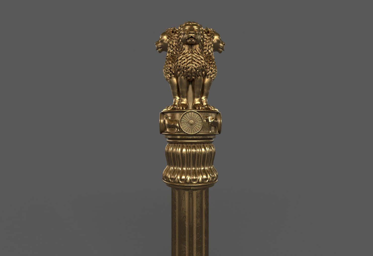 Ashokapillar Columna Antigua En Miniatura Fondo de pantalla