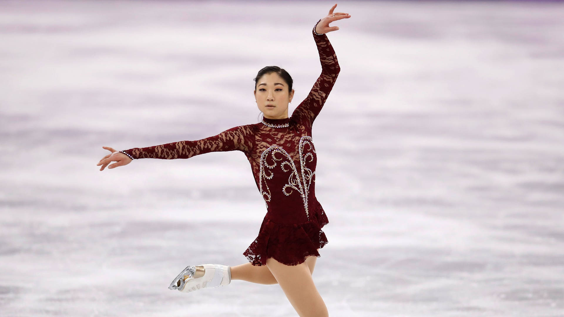 Asian American Figure Skating Olympian Mirai Nagasu Wallpaper