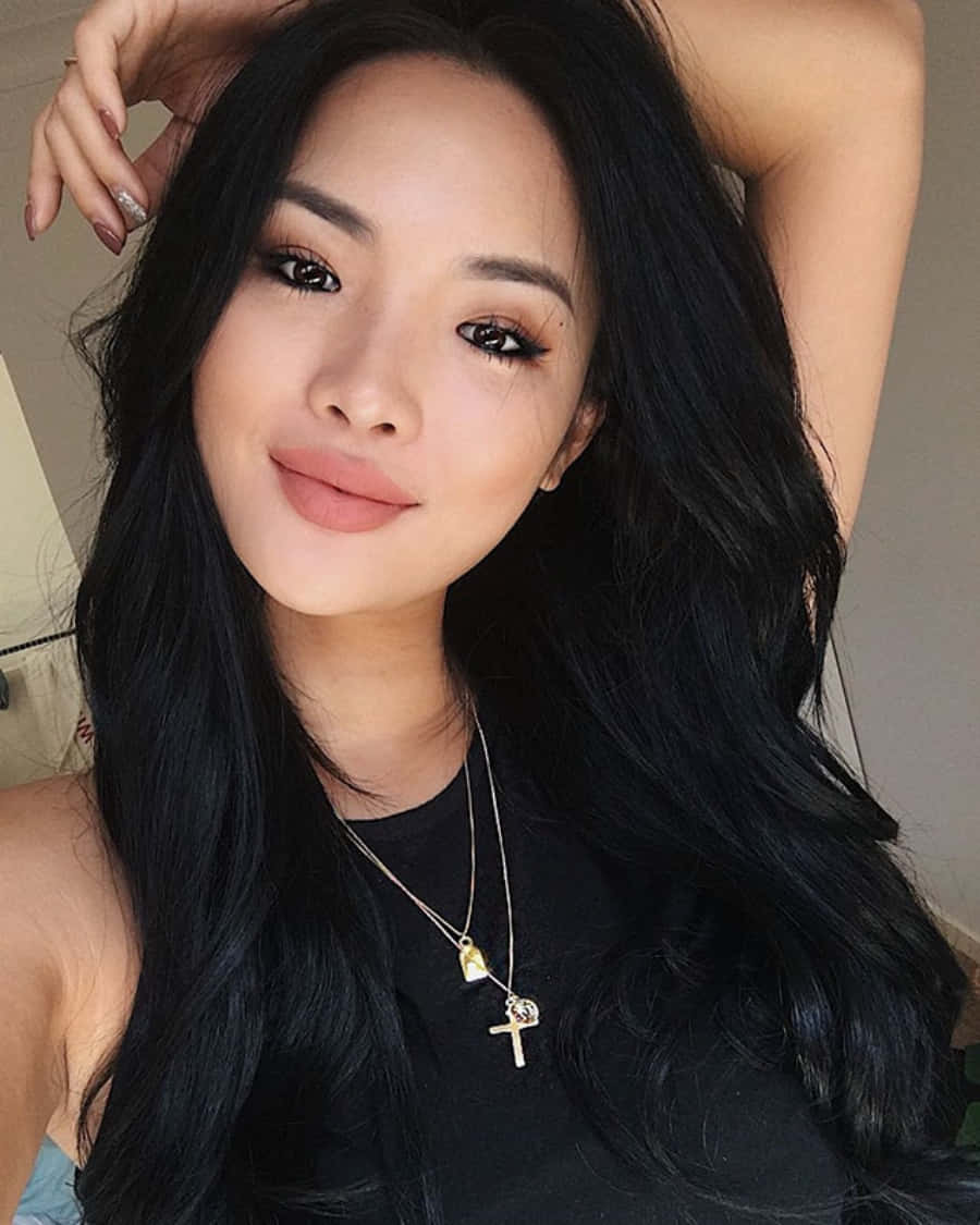 Asian Girl Matte Lipstick Picture