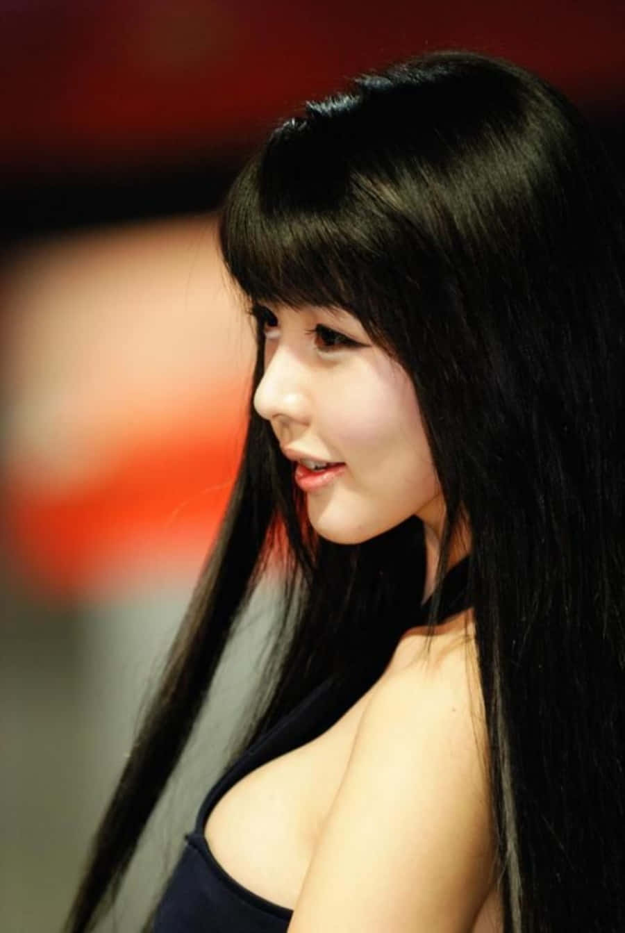 Long Black Hair Asian Girl Picture