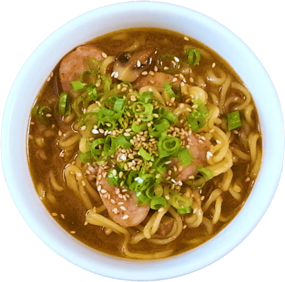 Asian Noodle Soup Bowl PNG