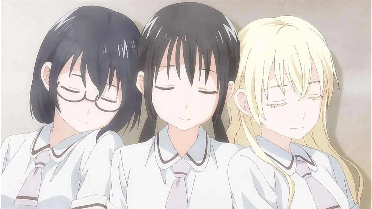 Personnages Principaux Calmes D'asobi Asobase Fond d'écran