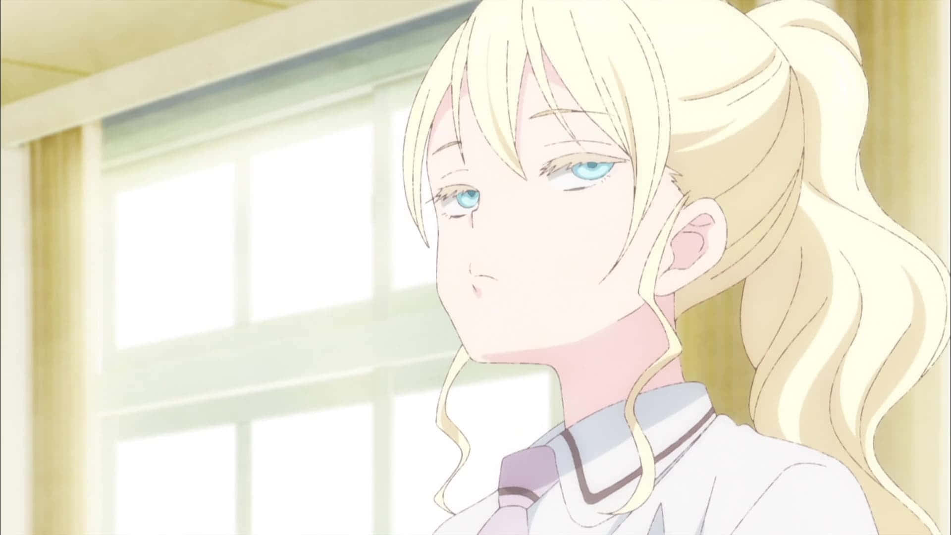 Olivia Regard Énigmatique D'asobi Asobase Fond d'écran