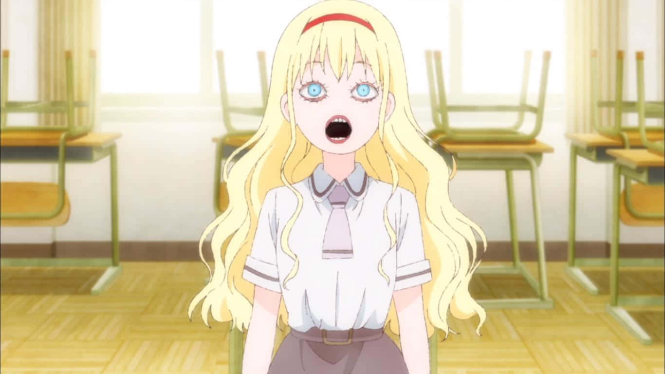 Olivia D'asobi Asobase Surprise Fond d'écran