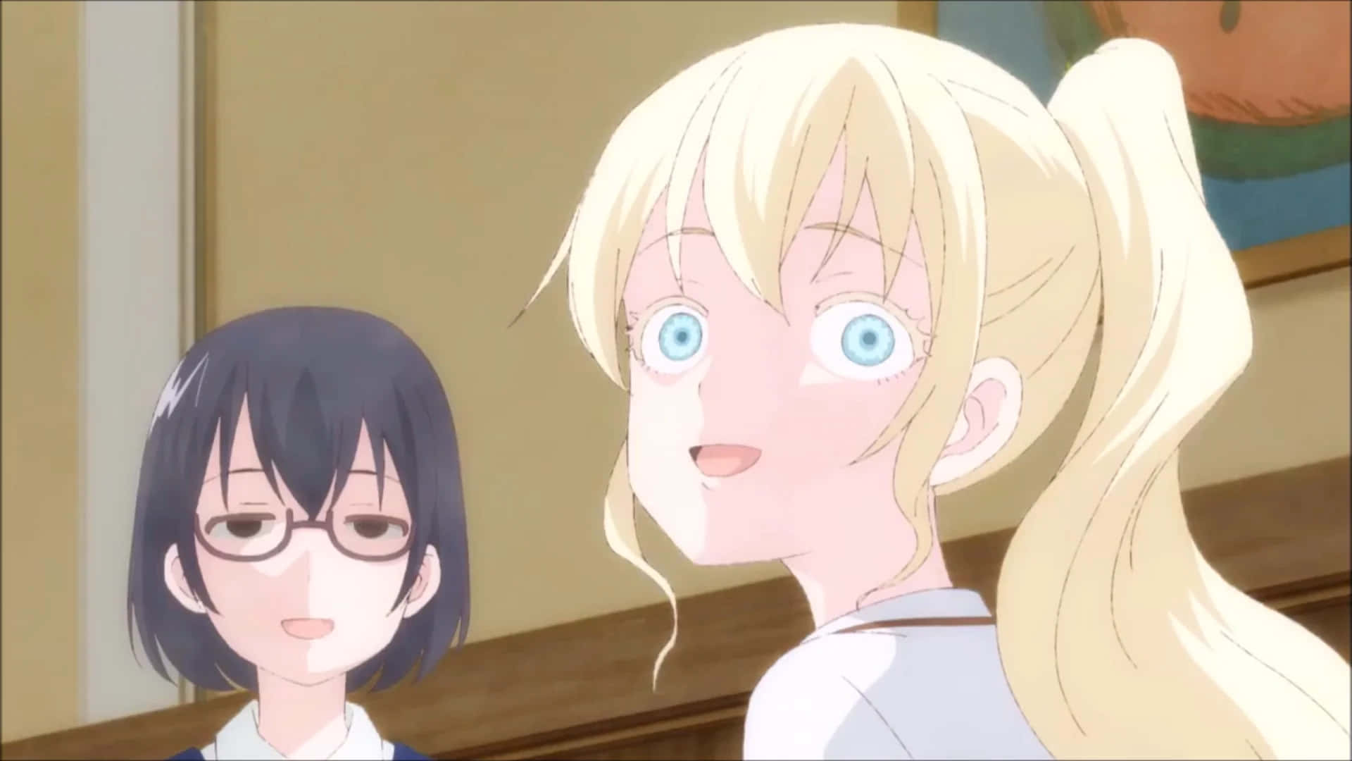 Asobi Asobase Olivia Y Kasumi Fondo de pantalla