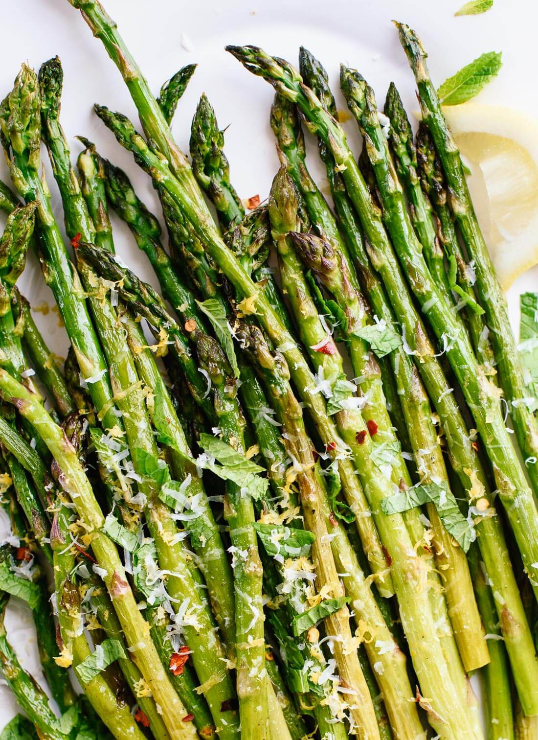 Asparagus Baked With Parmesan And Herbs Wallpaper