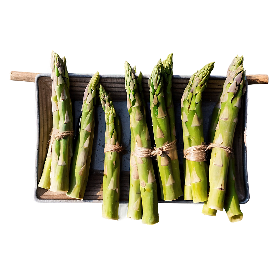 Asparagus Bundle Tied With Twine Png Iqb21 PNG