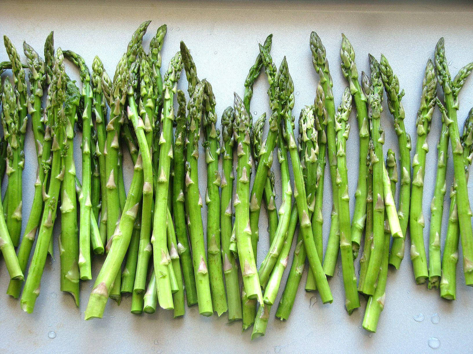 Asparagus With Pointy Crown Leaves Wallpaper