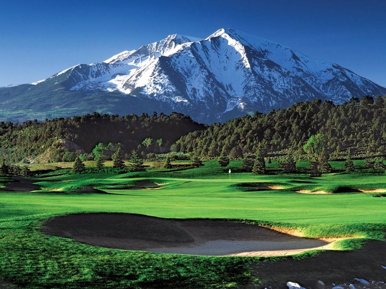 Aspen Glen Club Golf Course Desktop Wallpaper