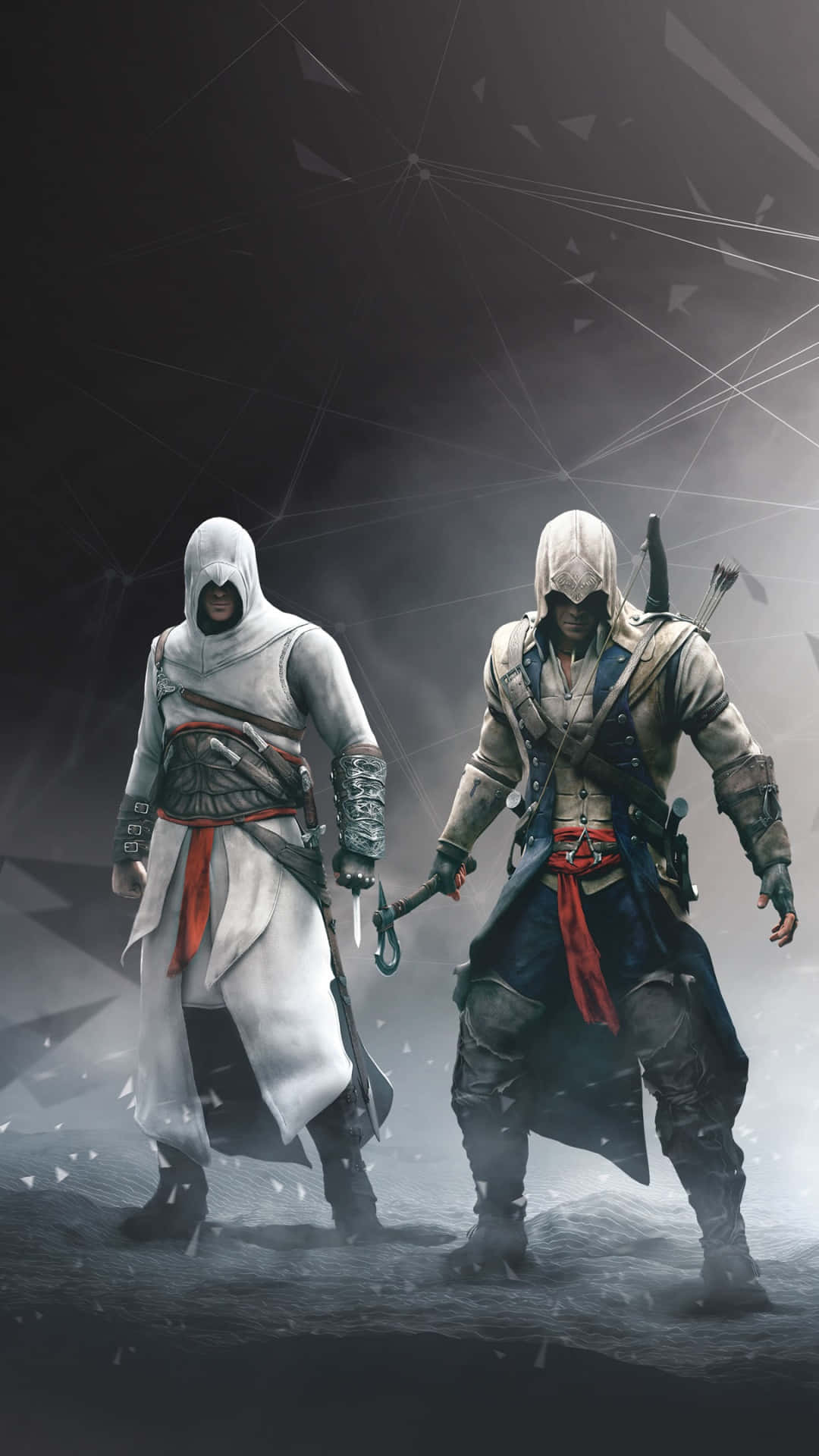 Altairibn-la'ahad Escalando Una Pared Durante La Era De Las Cruzadas En Assassin's Creed. Fondo de pantalla