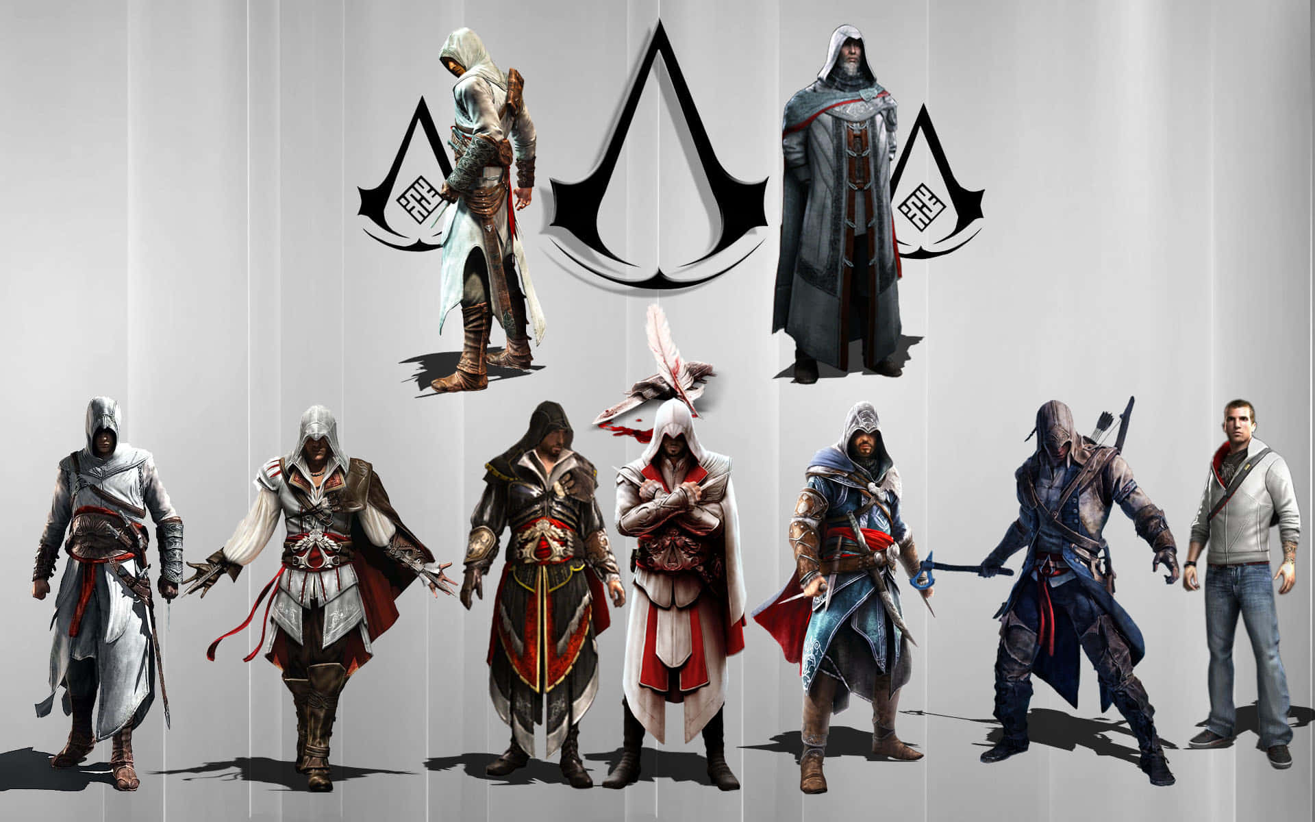 Majestic Assassin's Creed Altair in Action Wallpaper
