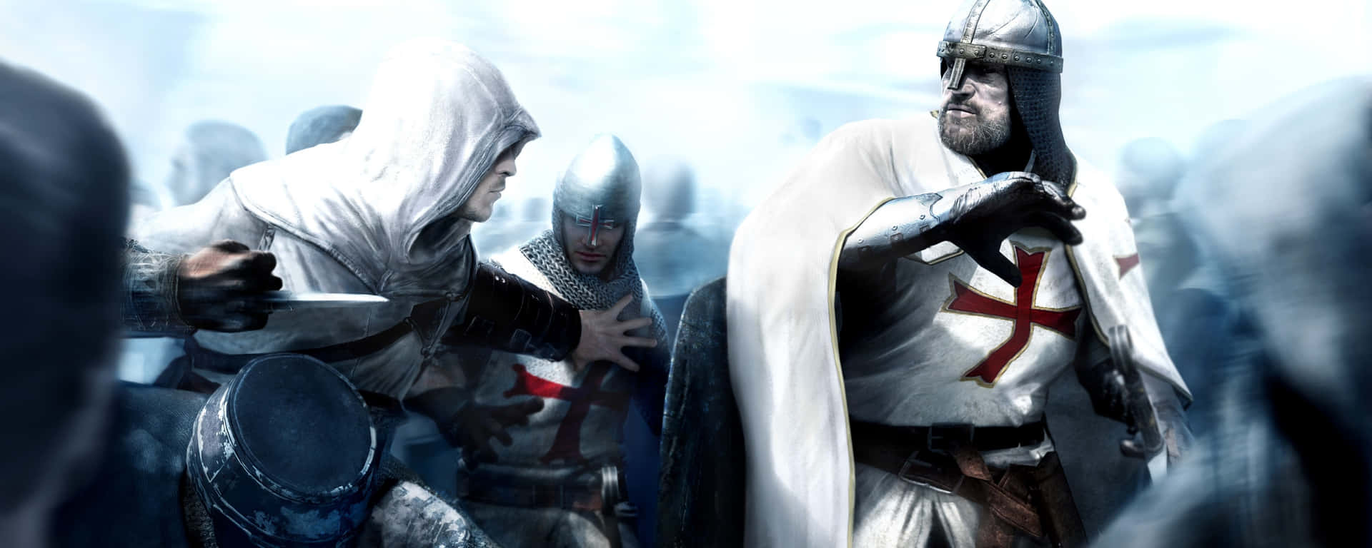 Assassin's Creed Altair in action Wallpaper