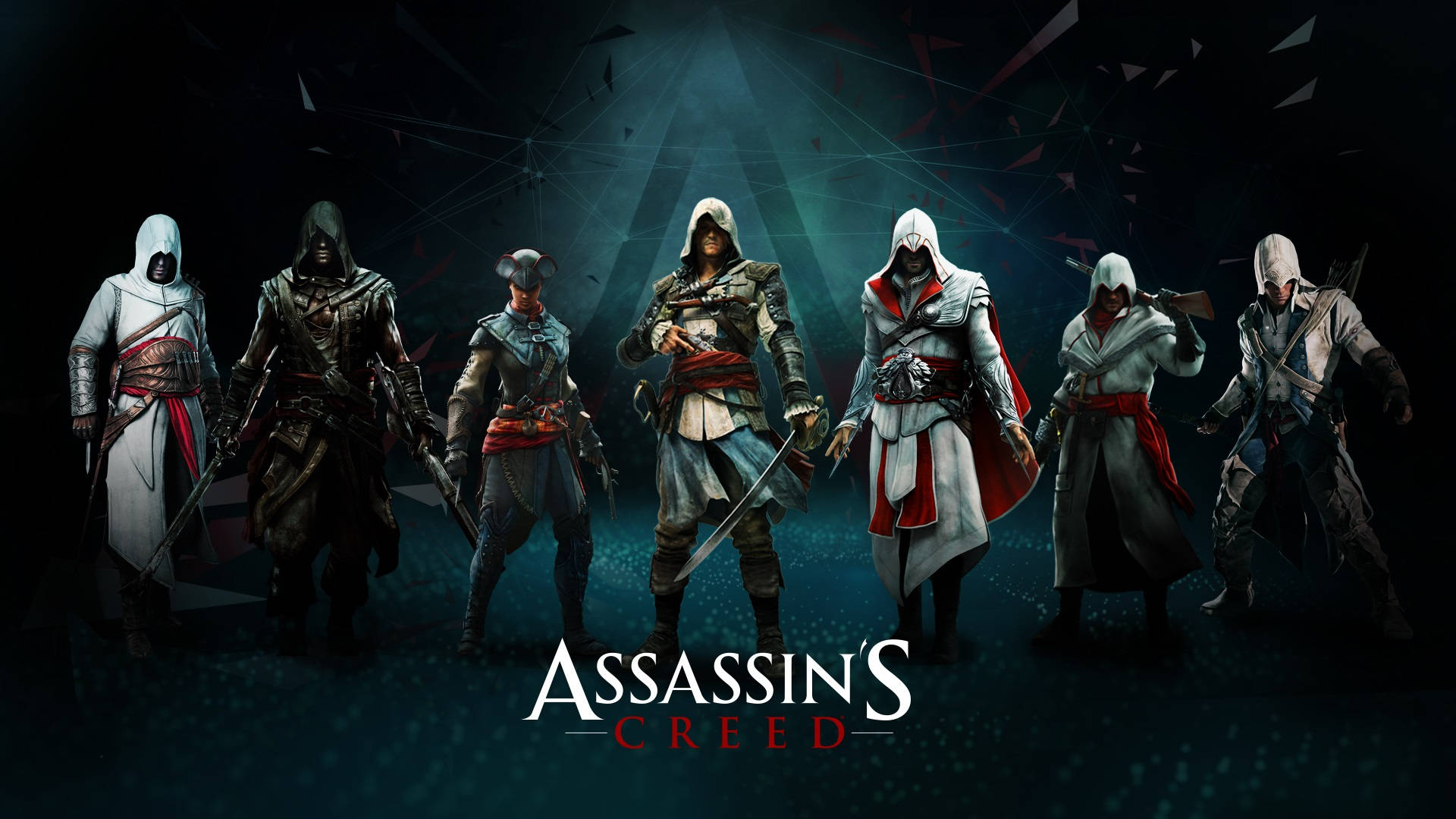 Assassin's Creed Black Flag Character Transformation Wallpaper
