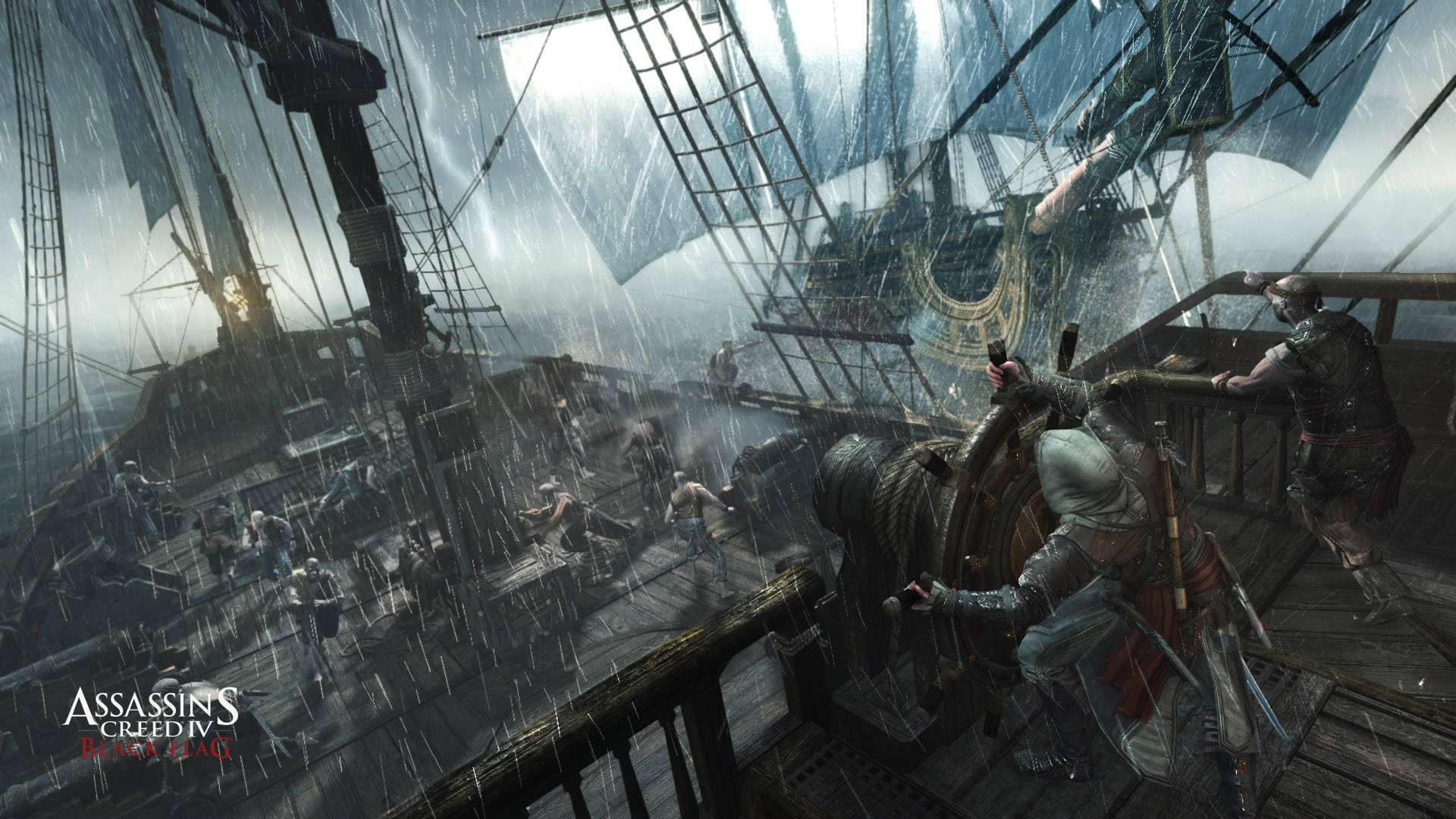 Assassin's Creed Black Flag Rainy Voyage Wallpaper