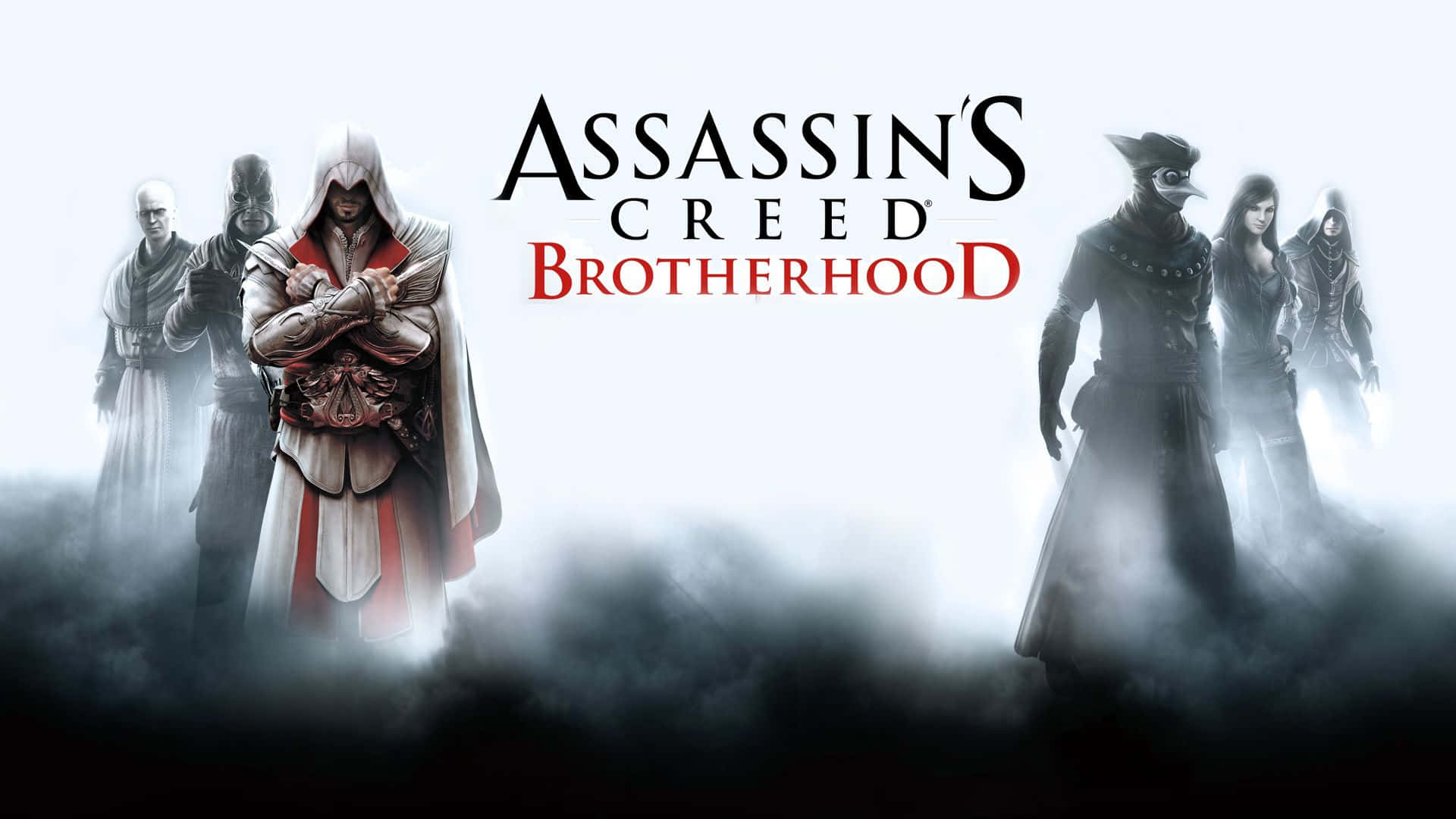 Assassin's Creed Brotherhood: Ezio standing in Rome Wallpaper