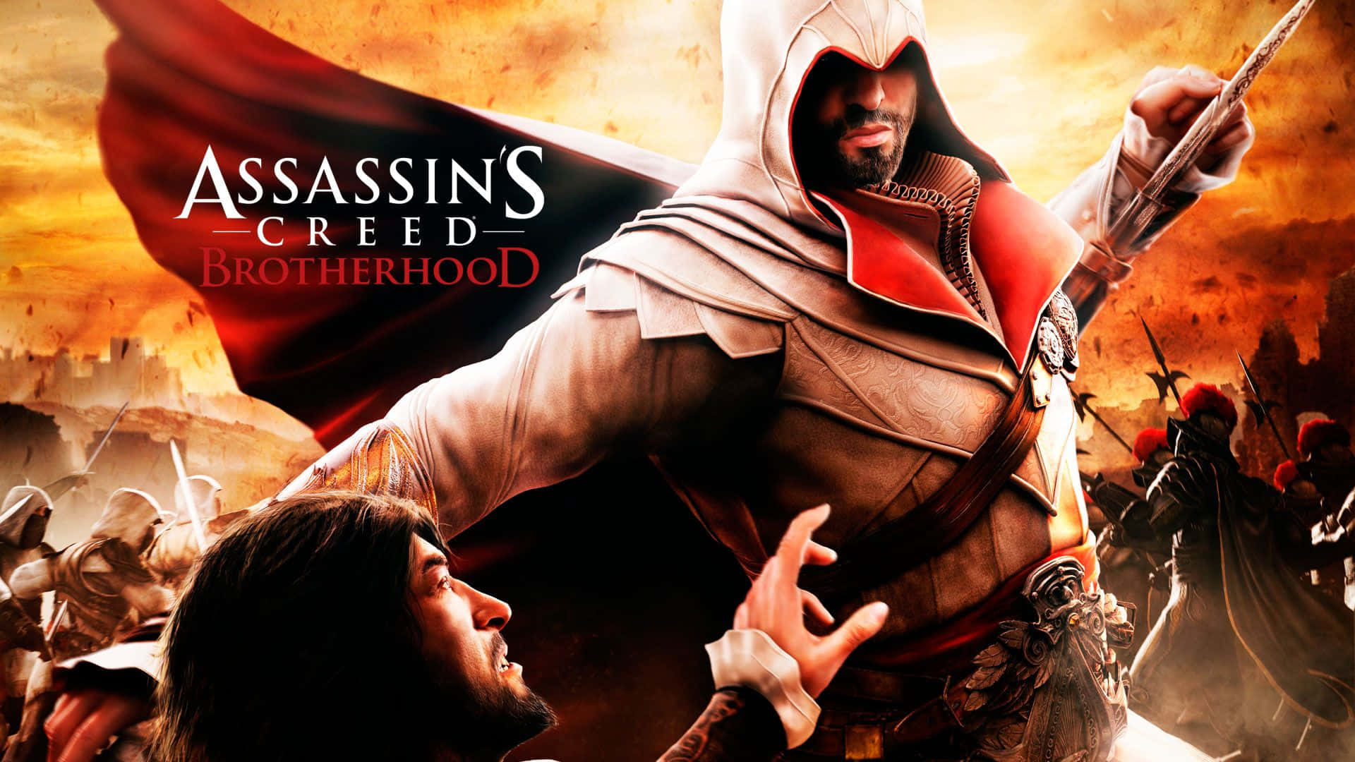 Master Assassin Ezio Auditore in Assassin's Creed Brotherhood Wallpaper