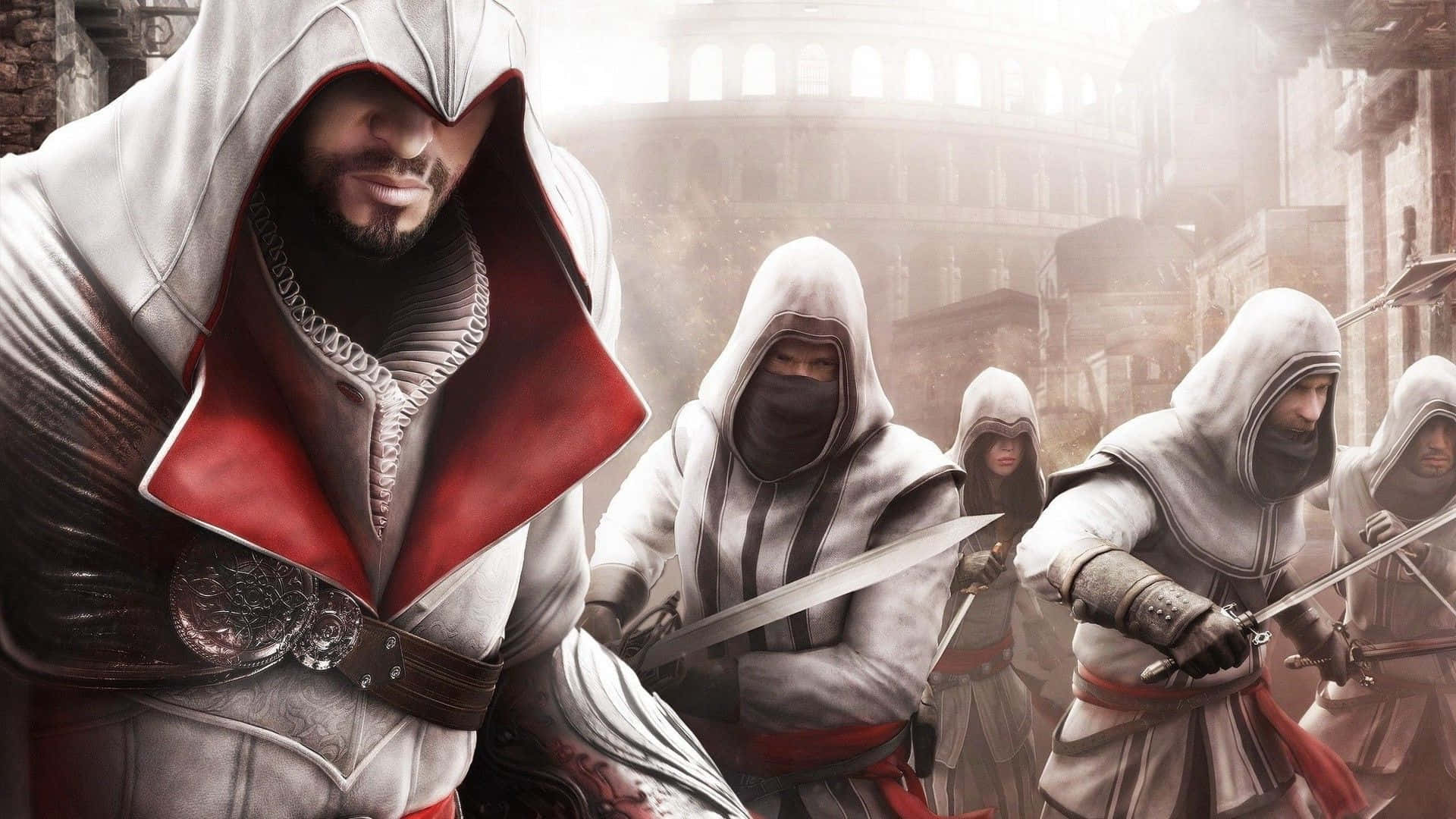 Assassin's Creed Brotherhood - Epic Battle Scene Wallpaper