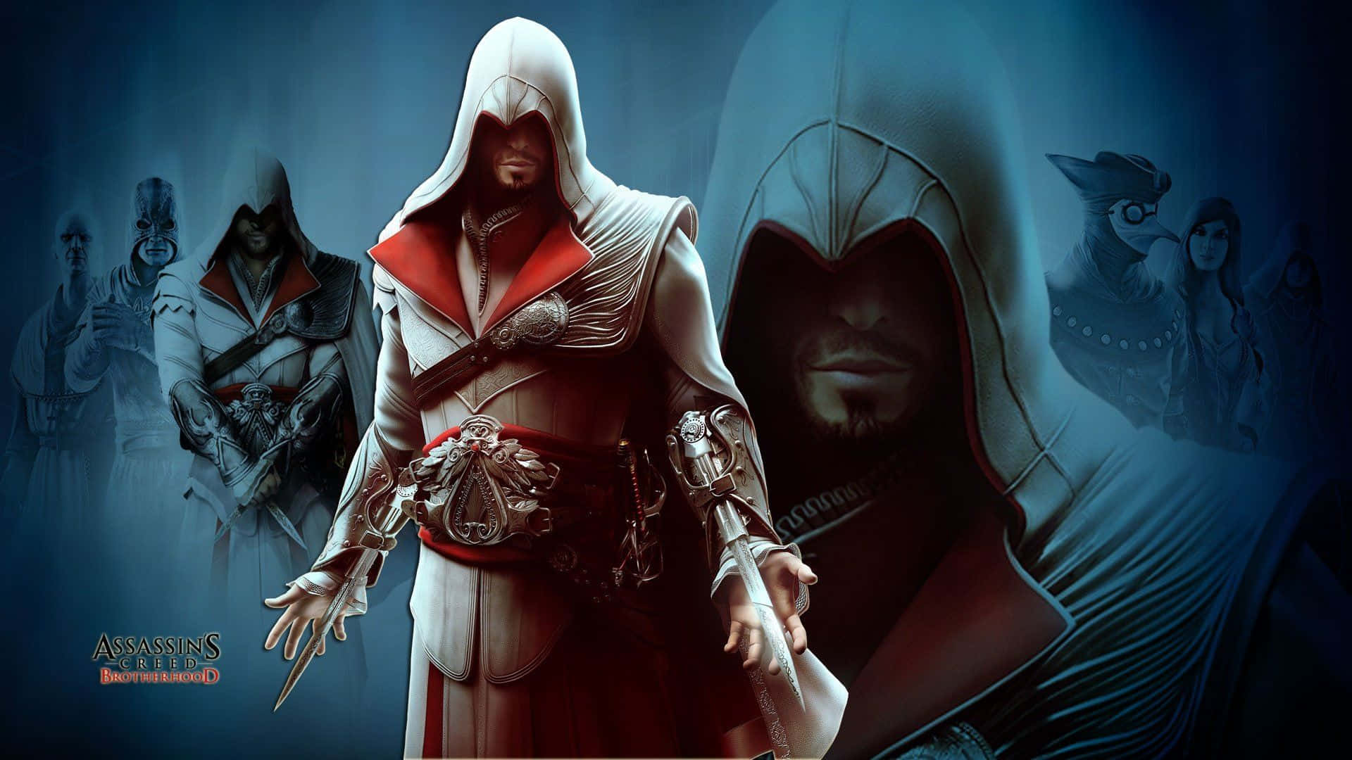 Assassin's Creed Brotherhood - Intense Action Scene Wallpaper