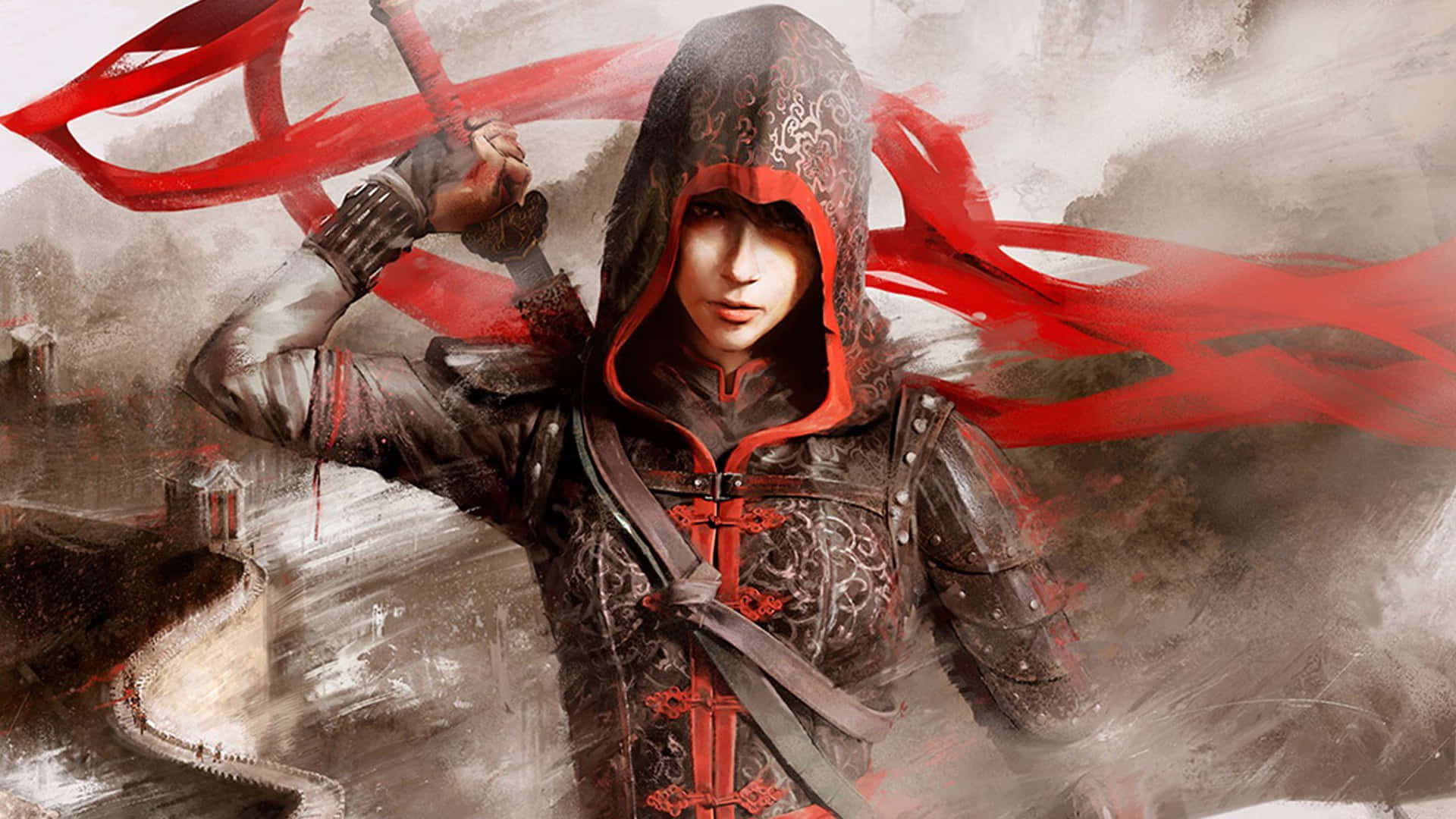 Unareunión De Asesinos - Personajes De Assassin's Creed Fondo de pantalla