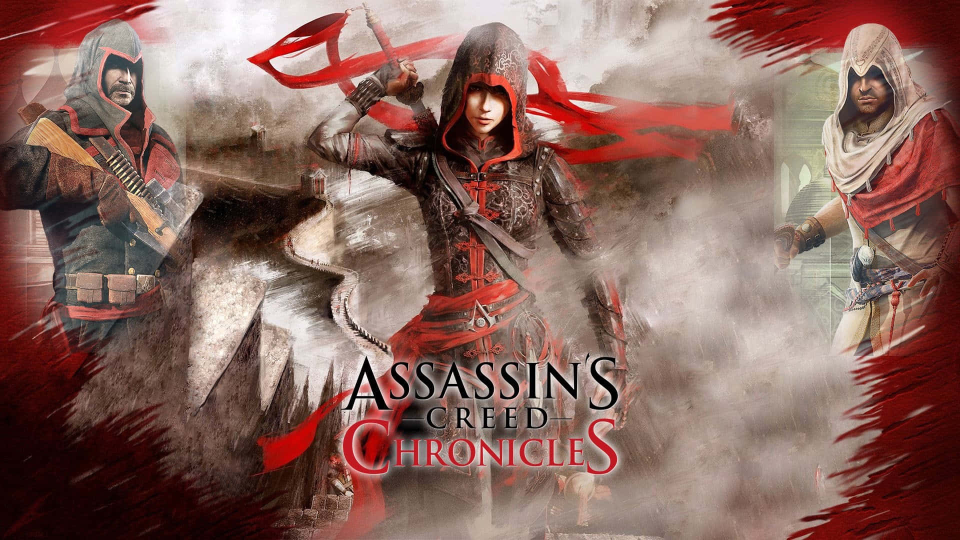 Personajeslegendarios De Assassin's Creed En Acción. Fondo de pantalla