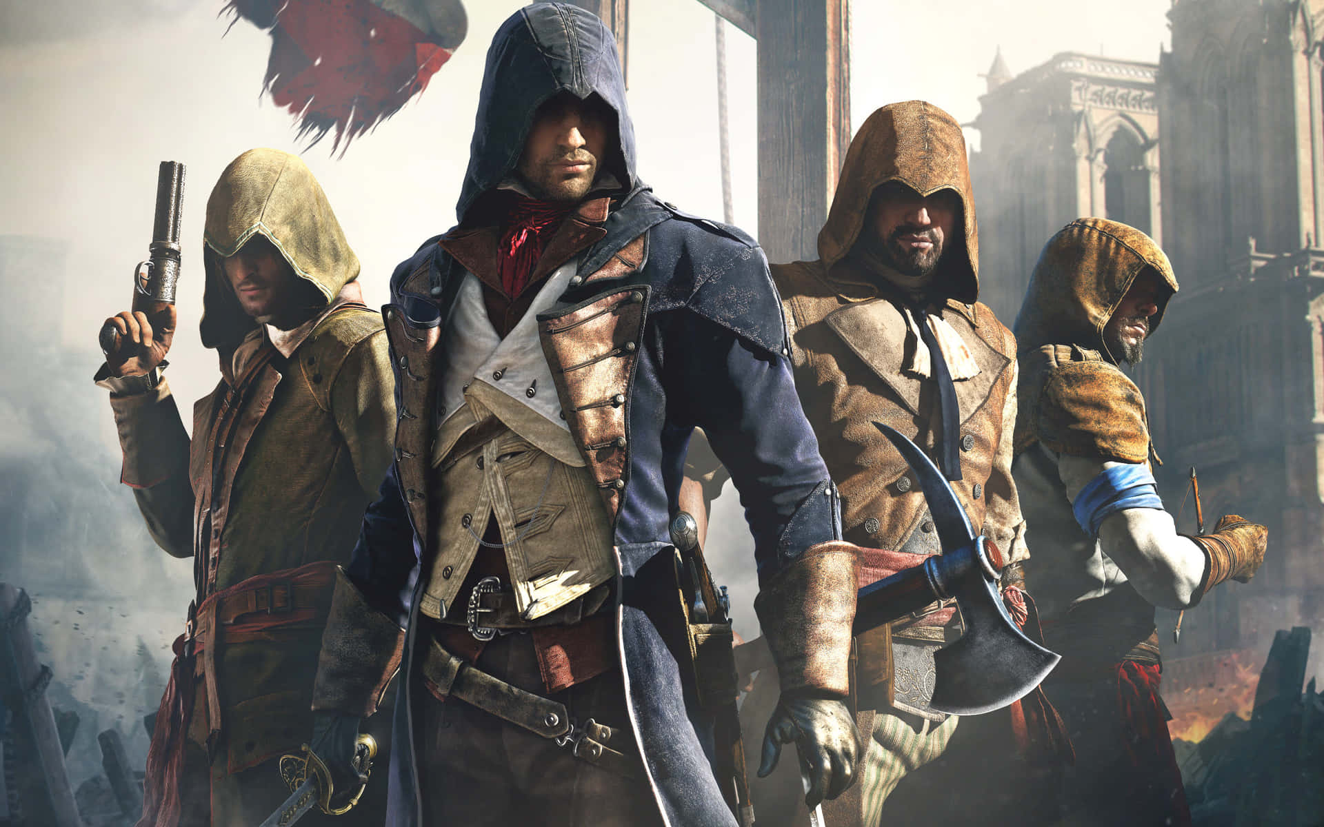 Iconic Assassin's Creed characters united in an epic wallpaper Wallpaper