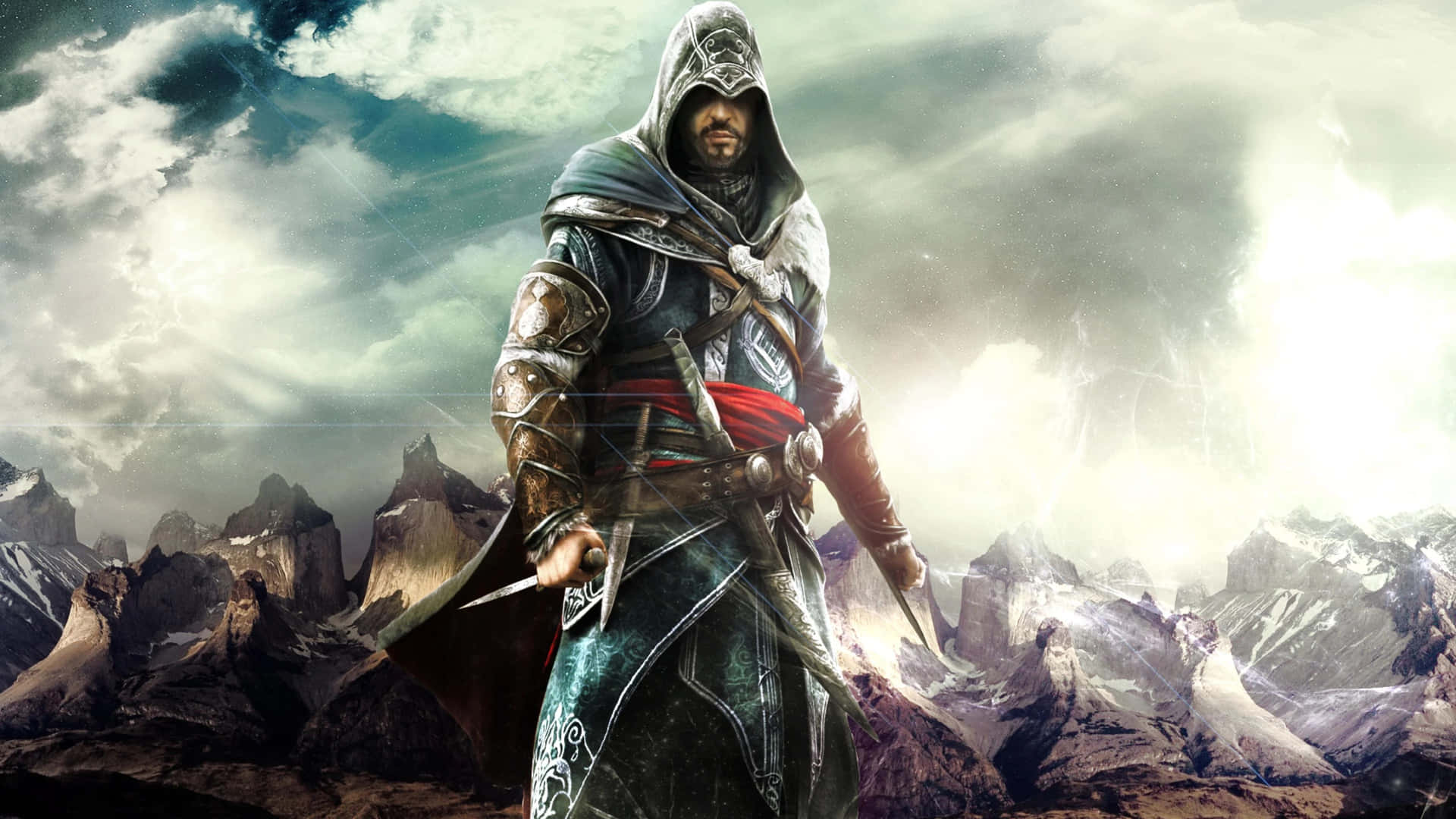 Assassin's Creed Legendary Characters in Action Wallpaper