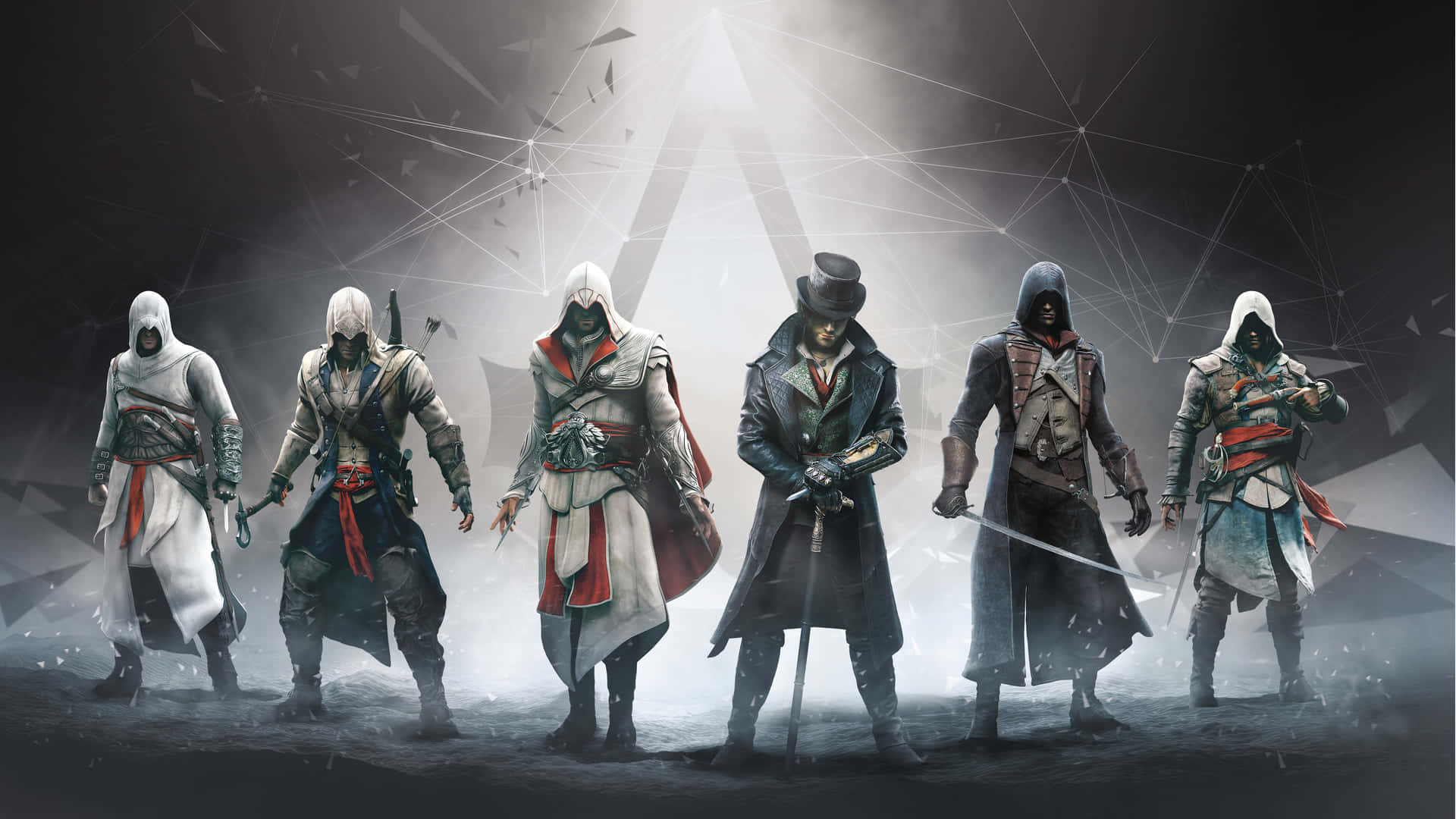 Assassin's Creed Characters in Action Wallpaper