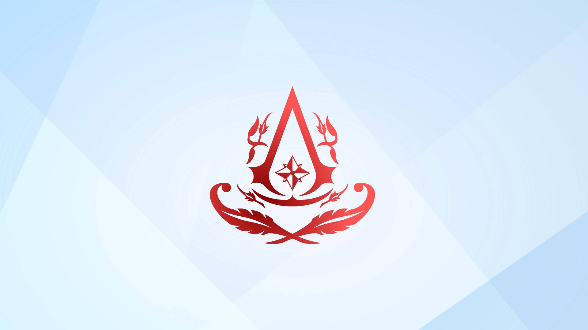 Assassin's Creed Elegant Gaming Logo Wallpaper