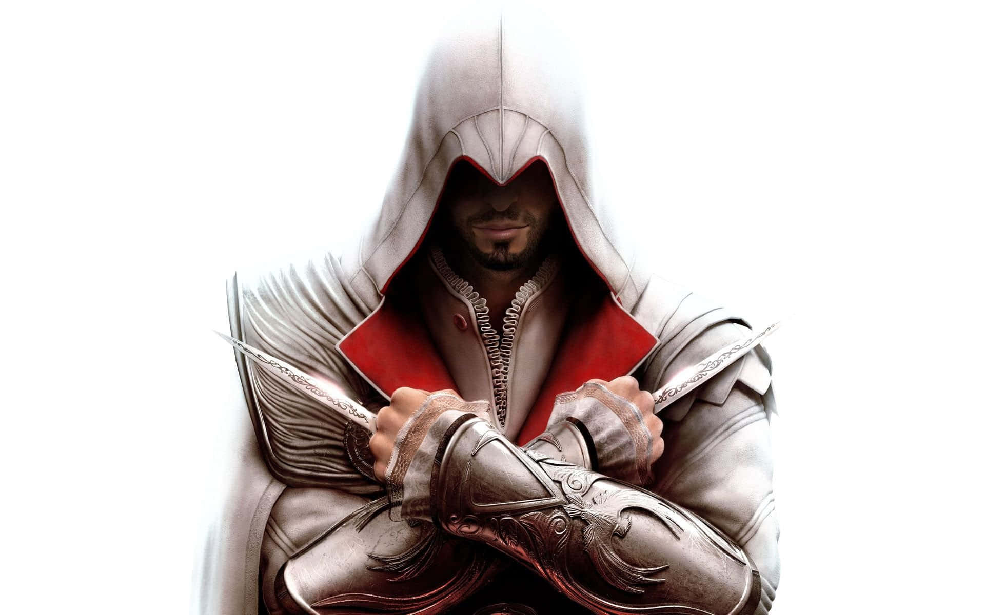 "Ezio Auditore Da Firenze in Action - Assassin's Creed" Wallpaper